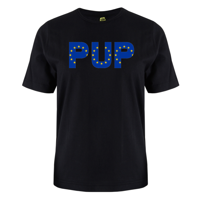 printed word t-shirt - eu flag - Pup printed word t-shirt - eu flag - Pup