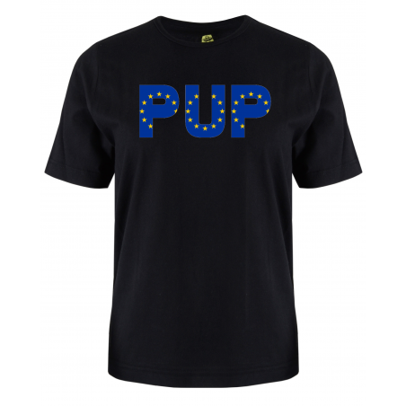 printed word  t-shirt - eu flag - Pup