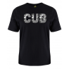 printed word  t-shirt - grey camo -Cub