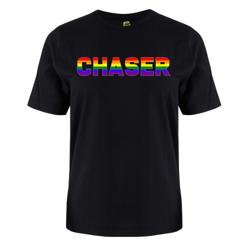 printed word  t-shirt - Rainbow flag - Chaser