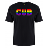 printed word  t-shirt - Rainbow flag - Cub