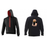 Varsity Hoodie - Little Rubber Bear - Back Print Only- Beard only 