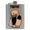 8 oz Hip Flask  - Little Rubber Bear- Beard only 