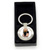 Metal Key Ring - Little Rubber Bear- Beard only 