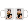 Ceramic Coffee Mug - 15oz (0.75 pint) Little Rubber Bear- Beard only 