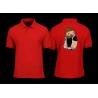Polo Shirt Adult - Little Rubber Bear  - Back Print- Mowhawk