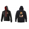 Varsity Hoodie -  Little Rubber Bear - Front and Back Print- Mowhawk