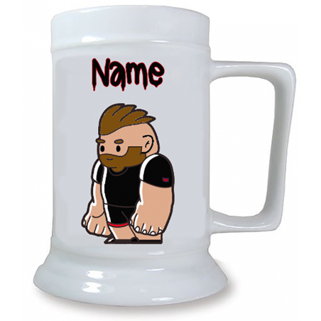 Ceramic Beer Tankard Little Rubber Bear - Mowhawk