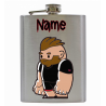 8 oz Hip Flask  - Little Rubber Bear - Mowhawk