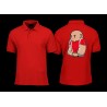 Polo Shirt Adult - Little Rubber Bear - Back Print - shaved