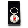 Metal Key Ring - Little Rubber Bear - shaved