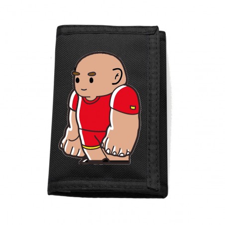 Tri-Fold Fabric Wallet - Little Rubber Bear - shaved
