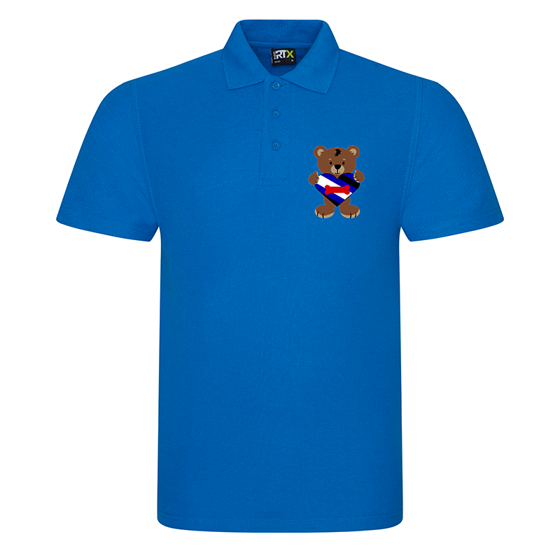 Polo Shirt Adult - bear heart pup