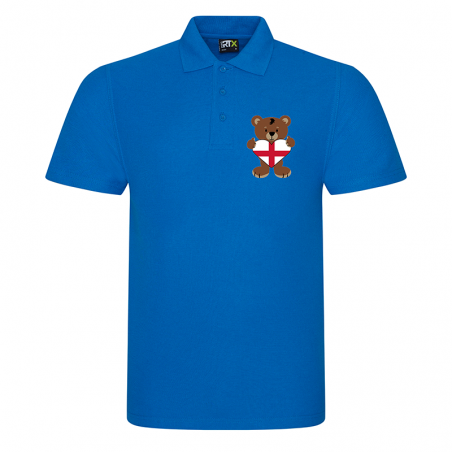 Polo Shirt Adult - bear heart england