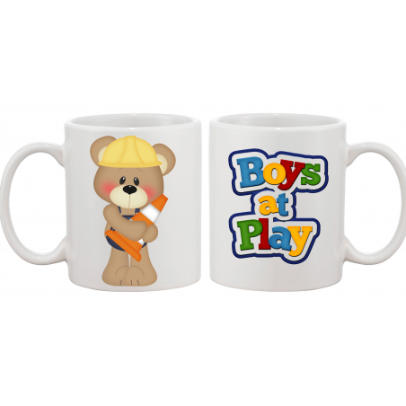 Mugs - Boys at Play - cone