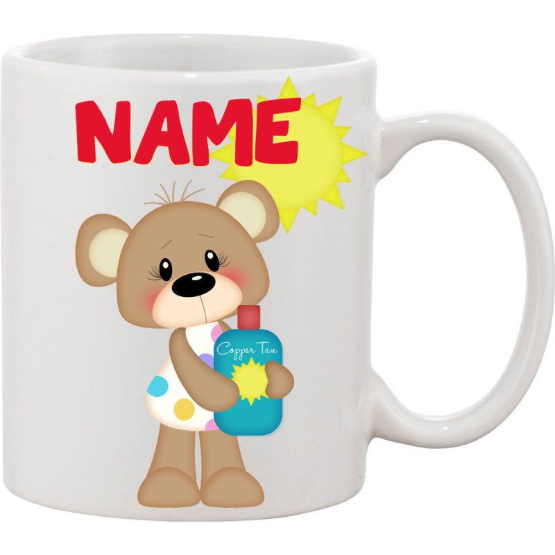 Mugs -summer bear -  Sun Tan 