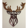 Geometric Stags Head