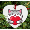 Christmas Decoration - Acrylic Shape - Cat 1
