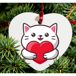 Christmas Decoration - Acrylic Shape - Cat 2