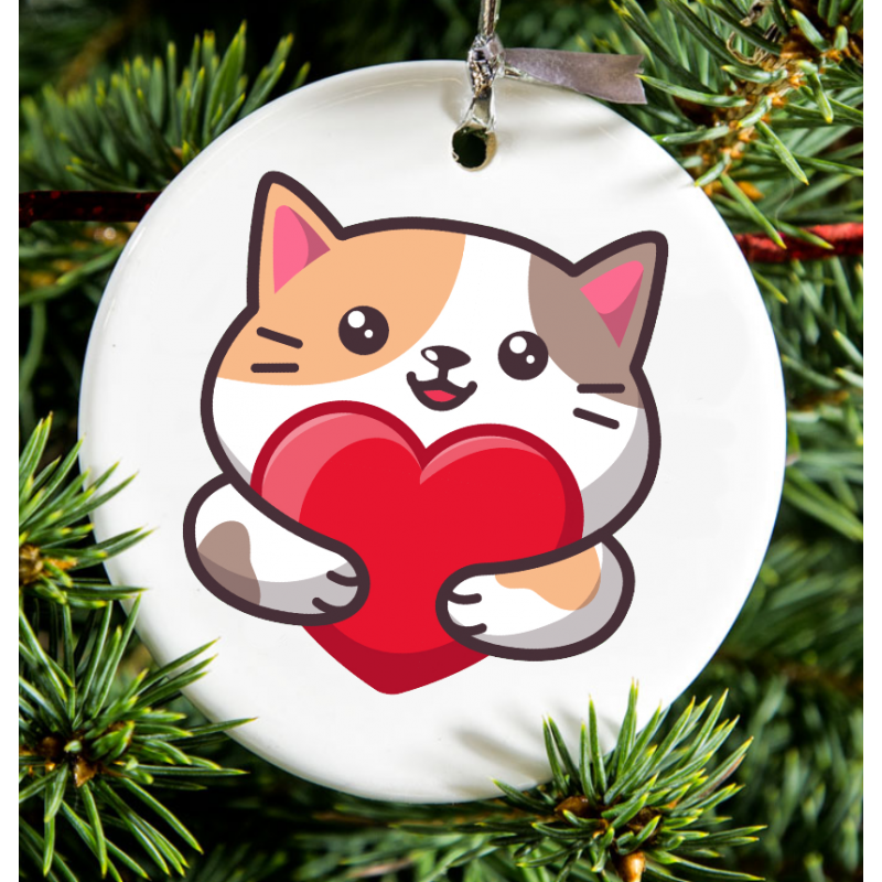 Christmas Decoration - Acrylic Shape - Cat 5