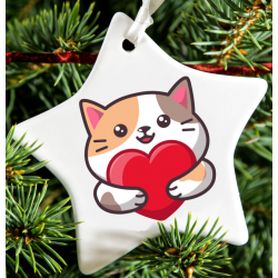 Christmas Decoration - Acrylic Shape - Cat 5