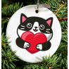 Christmas Decoration - Acrylic Shape - Cat 6