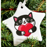 Christmas Decoration - Acrylic Shape - Cat 6