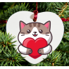 Christmas Decoration - Acrylic Shape - Cat 7