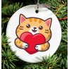 Christmas Decoration - Acrylic Shape - Cat 8