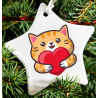 Christmas Decoration - Acrylic Shape - Cat 8