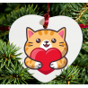 Christmas Decoration - Acrylic Shape - Cat 8