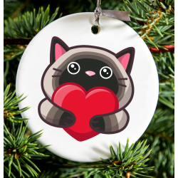 Christmas Decoration - Acrylic Shape - Cat 9