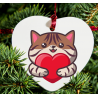 Christmas Decoration - Acrylic Shape - Cat 6