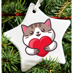 Christmas Decoration - Acrylic Shape - Cat 6