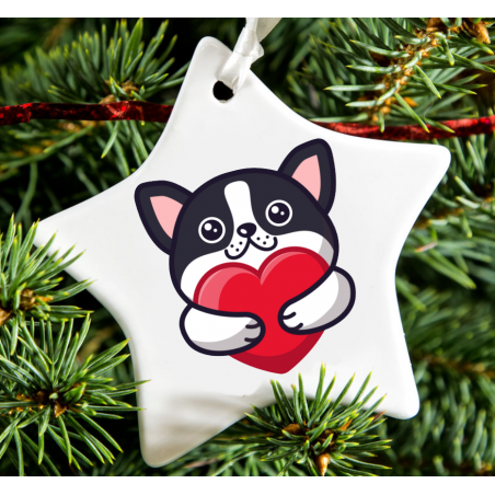 Christmas Decoration - Acrylic Shape - dog 1