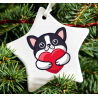 Christmas Decoration - Acrylic Shape - dog 1
