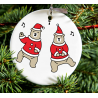 Christmas Decoration - Acrylic Shape - Bear 2