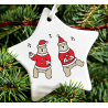 Christmas Decoration - Acrylic Shape - Bear 2