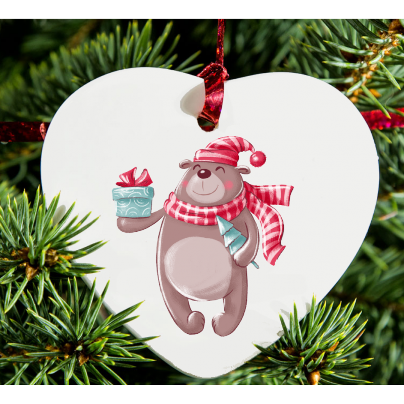 Christmas Decoration - Acrylic Shape - Bear 3