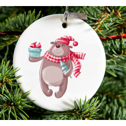 Christmas Decoration - Acrylic Shape - Bear 3