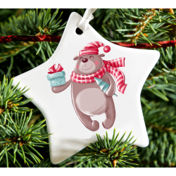 Christmas Decoration - Acrylic Shape - Bear 3