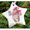 Christmas Decoration - Acrylic Shape - Bear 3