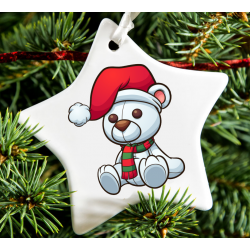 Christmas Decoration - Acrylic Shape - Bear 4