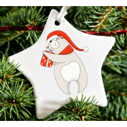 Christmas Decoration - Acrylic Shape - Bear 7