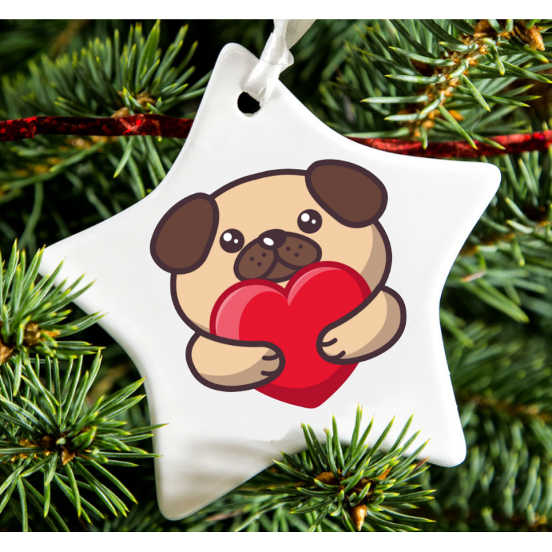 Christmas Decoration - Acrylic Shape - dog 4