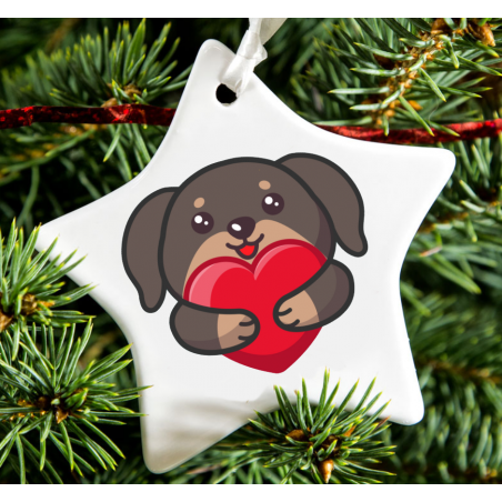 Christmas Decoration - Acrylic Shape - dog 8