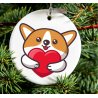 Christmas Decoration - Acrylic Shape - dog 2