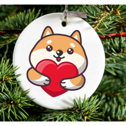Christmas Decoration - Acrylic Shape - dog 5