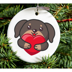 Christmas Decoration - Acrylic Shape - dog 8