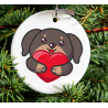 Christmas Decoration - Acrylic Shape - dog 8